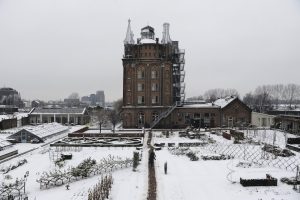 Dordrecht 7 december 2012 Villa Augustus in sneeuw foto Ries van Wendel de Joode www.wereldfotograaf.nl